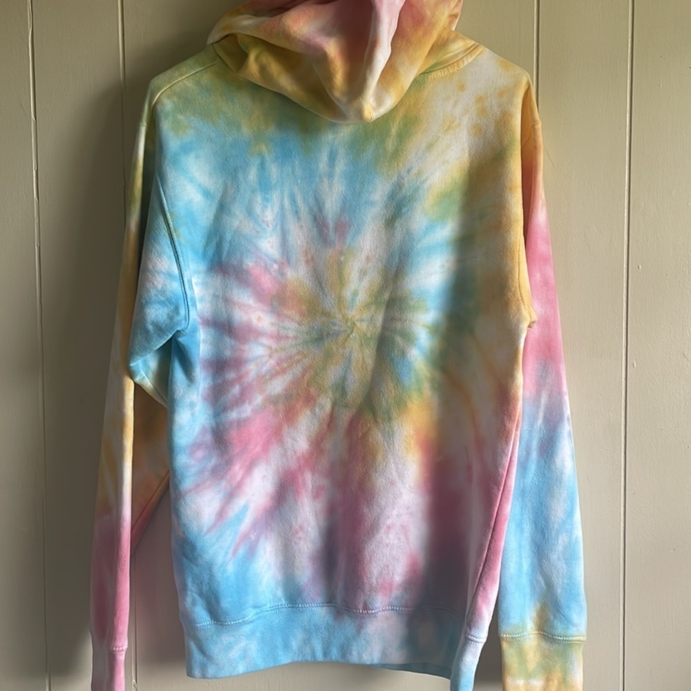 🔥🔥5/$25! BSR by SAMII RYAN Tye Dye Pullover Graphic Hoodie - Picture 4 of 5